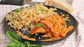 Chicken with Creamy Parmesan Sauce Recipe  Episode 1247 [upl. by Lyrahs]