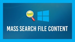 Mass Search Files for TEXT CONTENT Quickly  GrepWin Tutorial  Windows 10 [upl. by Wayne]