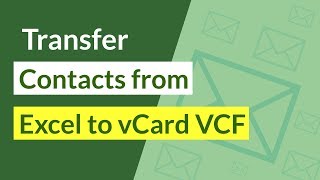 Transfer Contacts from Excel to vCard VCF Format – Supports XLS and XLSX Files [upl. by Amandie786]