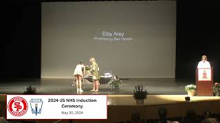 SPHS NHS 2024 Induction Ceremony [upl. by Sellihca987]