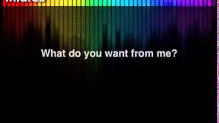 What do you want from me  Pink Floyd  Karaoke [upl. by Ahseinad106]