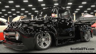 1956 Ford F100 Custom Pickup 2022 Pigeon Forge Rod Run Pigeon Forge TN [upl. by Swee481]