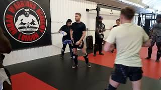 Teep Catch and Counter Jonathan Haggerty Seminar Urban Warriors Academy 26th June 2022 [upl. by Ahsaetan]