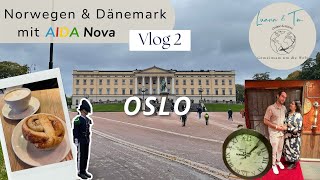 Norwegen amp Dänemark mit AIDA Nova  VLOG 2  Oslo Erkundung Wachwechsel amp Highlight Time Machine [upl. by Eelsha]