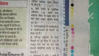 Current Affairs 23 February 2024 Dainik Bhaskar News Paper [upl. by Kan]