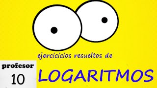 ejercicio resuelto de ecuaciones logarítmicas 3avi [upl. by Edie]