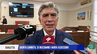 6 NOVEMBRE 2024  BARLETTA  GIUNTA CANNITO SI INSEDIANO I NUOVI ASSESSORI [upl. by Nawak29]