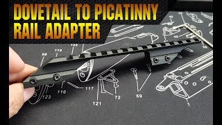 ohhunt Dovetail to Picatinny Rail Adapter Mount [upl. by Edana37]