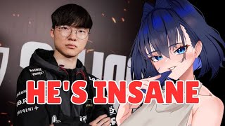 Kronii Talks About Faker seeing him play League of Legends [upl. by Lucienne]