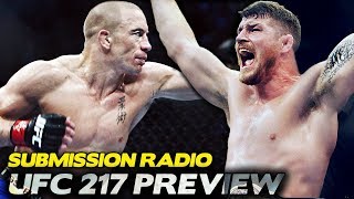 UFC 217 Bisping vs StPierre PREVIEW  Dan Hardy Jake Shields Robin Black John Morgan  More [upl. by Kissie618]