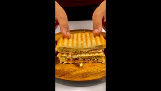 Delicious Egg Omelette Sandwich Recipe  ASMR Cooking shorts [upl. by Rachaba825]