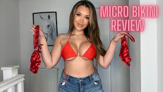 Metallic Microbikini review  Amazon [upl. by Elokkin]