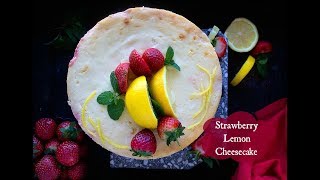 Strawberry Lemon Cheesecake [upl. by Lledor]