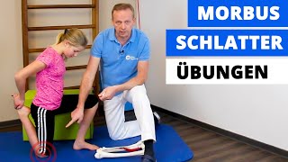 Morbus Schlatter ÜBUNGEN gegen Knieschmerzen bei Kindern amp Jugendlichen ▶ SOFORT anwendbar [upl. by Zoller]