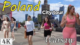 AJ Warsaw city ka tour kiya 🇵🇱  current Jobs in Poland for indian people [upl. by Nayrda]