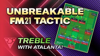 Unbreakable FM 21 tactic  Only 12 conceded  Treble with Atalanta [upl. by Rus26]