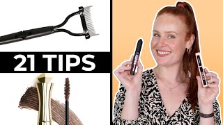 21 Mascara Tips amp Tricks You Need To Try  Life Changing Mascara Hacks [upl. by Jared]