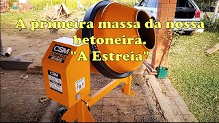 Betoneira CSM 200 L a melhor do Brasil Agora a obra cresce [upl. by Morel]