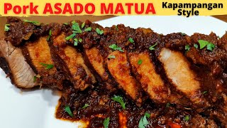 ASADONG KAPAMPANGAN  Asado MATUA  Pork Asado  Filipino Food [upl. by Noguchi]