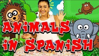 Wild Animals In Spanish  Language Learners [upl. by Etnahsa]