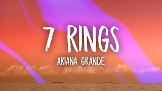 Ariana Grande  7 Rings Lyrics [upl. by Dnalyram]