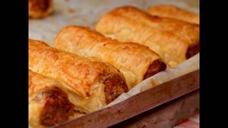 How to Make Home Made Sausage Rolls [upl. by Aivat]