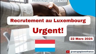 Salon de recrutement au Luxembourg [upl. by Renckens]