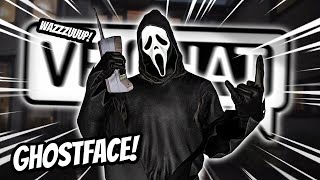 GHOSTFACE WANTS TO CALL YOU IN VRCHAT  Funny VR Moments SCREAM REUPLOAD [upl. by Iveksarap]