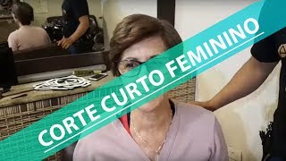 Como fazer Corte Curto Feminino corte batido na nuca [upl. by Ansell]