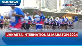 HUT ke497 Pemprov Jakarta Gelar Jakarta International Maraton 2024  Sindo Today 2306 [upl. by Annaiv229]