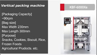 KBF6000Xe Vertical packing machine [upl. by Nalda]