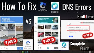 How to Solve Recaptcha and Hcaptcha Verification Automatically  Fix DNS Server not found Problem [upl. by Trudey548]