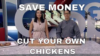 How to Cut Whole Chickens And Save Money [upl. by Tanaka]