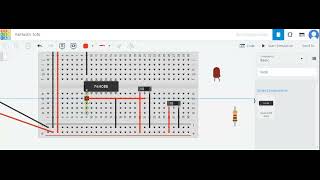 Verifying AND Logic Gate Truth Table with 74HC08 IC  Autodesk Tinkercad Tutorial [upl. by Merriman795]