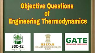 Objective questions of Engineering Thermodynamics Mechanical Engineering [upl. by Airekahs]