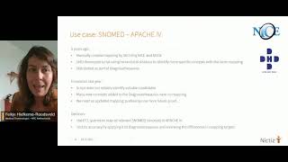 Mapping SNOMED to a classification system using ECL  Feikje Hielkema Raadsveld 202125 [upl. by Aixela]