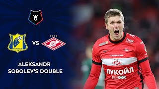 Aleksandr Sobolevs Double against FC Rostov  RPL 202021 [upl. by Terese]