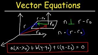 How To Find The Equation of a Plane Given a Point and Perpendicular Normal Vector [upl. by Yelnikcm]