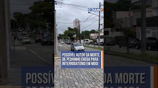 Acusado de matar Pedrinho Matador chega para interrogatório em Mogi odiariodemogi mogidascruzes [upl. by Ahsiema412]