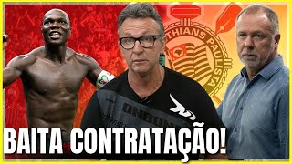 TIMÃO EM FESTA FERA AFRICANA DESCE EM GUARULHOS PARA ASSINATURA NOTÍCIA DO CORINTHIANS HOJE [upl. by Ahsiak]