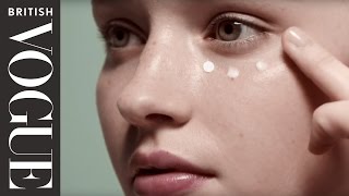 How to use an Eyecream  Vogues Makeup Tutorials  Vogue Beauty School  British Vogue [upl. by Grinnell]