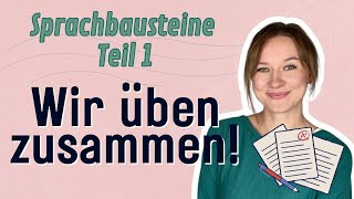 Sprachbausteine Teil 1  telc B2 Prüfungsvorbereitung  Aufgabe mit Lösungen [upl. by Saidel566]