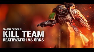 Deathwatch VS Orks Kill Team Octarius  Updated Intercessor team Rules [upl. by Rozamond]