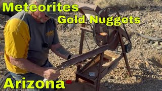 Meteorite Hunting  Metal Detecting  Exploring Ghost Towns [upl. by Oalsecnew]