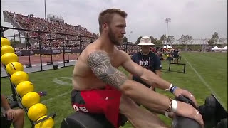 2012 CrossFit Games  Ball TossTrack Triplet Men Heat 2 [upl. by Lenora]