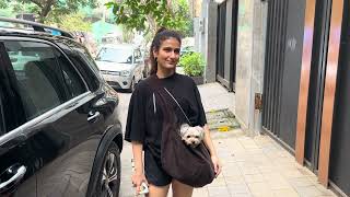 FATIMA SANA SHAIKH SNAPPED AT GYM IN JUHU [upl. by Wojak]