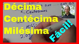 Numeros Decimales Decimas Centesimas y Milesimas  ☑️🙂 Decima Centesima Milesima 💯 [upl. by Kaasi]