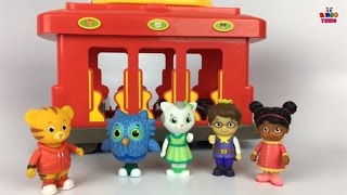 Daniel Tiger Neighborhood Family and Friends Trolley Ride  Funny Pretend Play Full Episode [upl. by Audy]