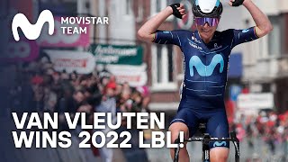 Annemiek van Vleuten wins 2022 LiègeBastogneLiège  Movistar Team [upl. by Badger]