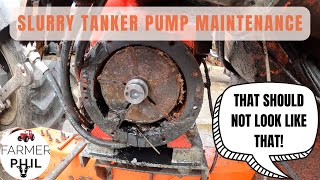 SLURRY TANKER VACUUM PUMP REPAIR AND MAINTENANCE [upl. by Ordnasela501]